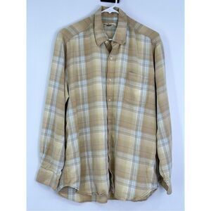 Tommy Bahama men’s size L long sleeve Button down shirt Tencel